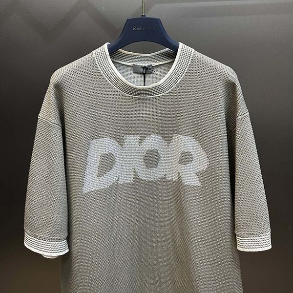 ディオール ロゴ入り トラマートニット Tシャツ dev98594